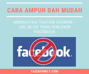 Cara Mengatasi Website atau Domain yang diblokir Facebook